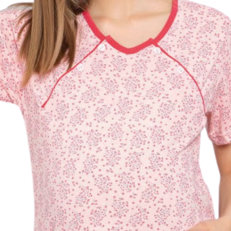 Camasa de alaptare Olive Pinkie, Betul, Maneca scurta, BebePrice [4]