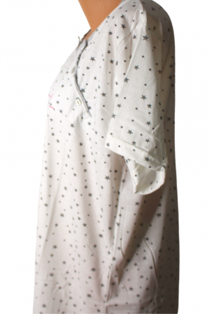 Camasa de alaptare, He or She, maneca scurta, White [5]