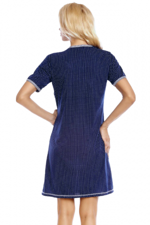 Camasa de alaptare, Ravello, Night-Blue, Maneca Scurta, Bebeprice [2]