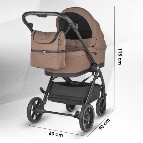 BBP-325065444 Carucior modular 2 in 1 Serry Light Taupe centura de siguranta in 5 puncte si sistem de pliere BebePrice.ro [10]