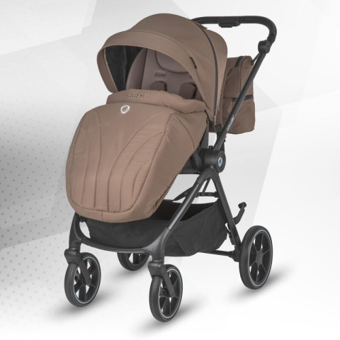 BBP-325065444 Carucior modular 2 in 1 Serry Light Taupe centura de siguranta in 5 puncte si sistem de pliere BebePrice.ro [9]