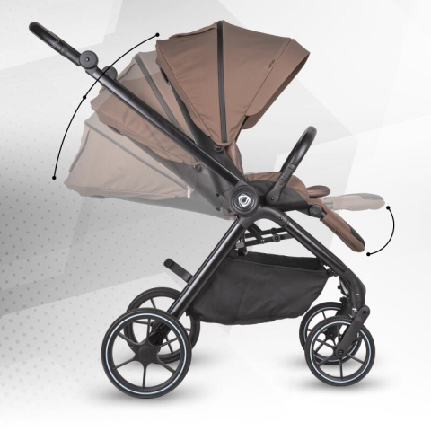 BBP-325065444 Carucior modular 2 in 1 Serry Light Taupe centura de siguranta in 5 puncte si sistem de pliere BebePrice.ro [13]