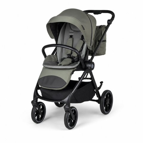 BBP-32506548108030650B2 Carucior modular 4 in 1 Serry Moss Green cu Scoica auto i Size Knox Black si Baza ISOFIX i Size Knox sistem i-Size si fixare ISOFIX BebePrice.ro [1]