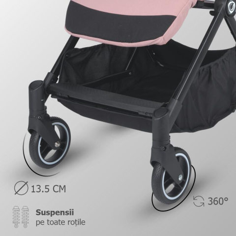 BBP-325032710 Carucior sport cu pliere automata Melia Blush Rose pliere automata si sistem de pliere BebePrice.ro [10]