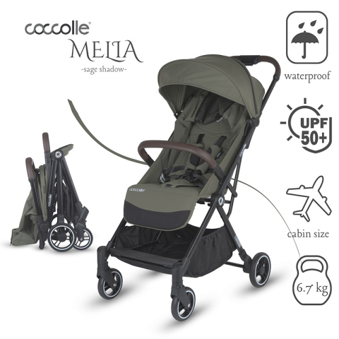 Carucioare - BBP-325032781 Carucior sport cu pliere automata Melia Sage Shadow pliere automata si sistem de pliere BebePrice.ro