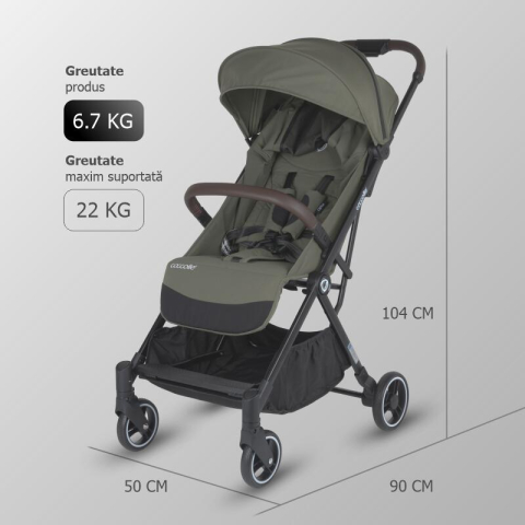 BBP-325032781 Carucior sport cu pliere automata Melia Sage Shadow pliere automata si sistem de pliere BebePrice.ro [5]