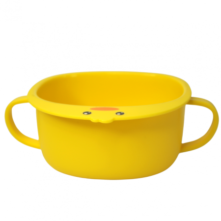 Castron din plastic in forma de pui, galben [2]
