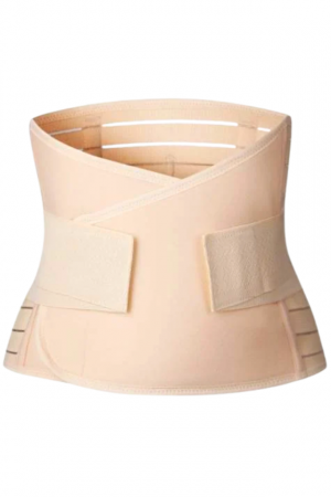 Set 2 x Centuri abdominale postnatale dublu reglabile - Beige-Black BebePrice [1]