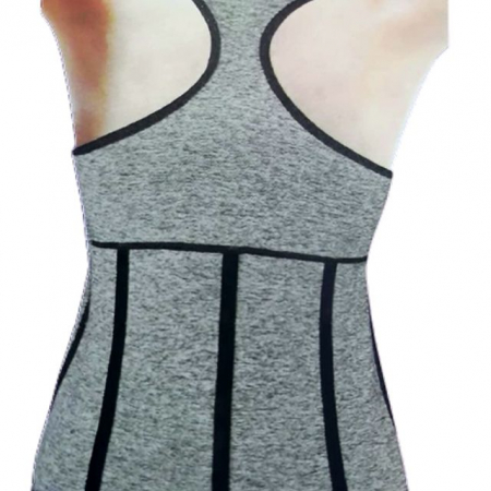 Centura pentru slabit cu prindere dubla din neopren, Grey-Black [1]