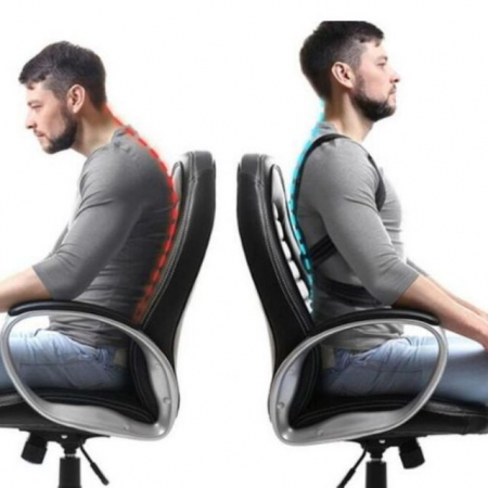 Corset unisex pentru corectarea posturii, cu bretele ajustabile [2]