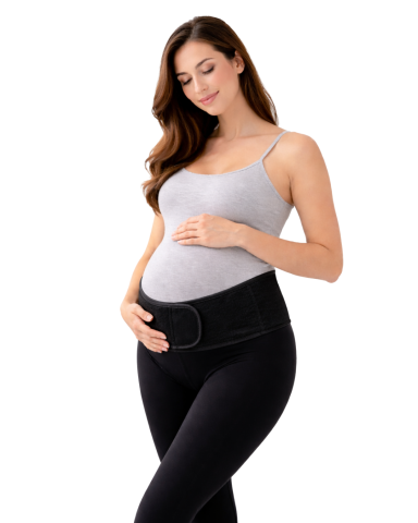 Centura reglabila pentru gravide, sustinere abdominala in timpul sarcinii,White [4]