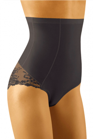 Chilot modelator cu dantela, efect tanga, Black, BebePrice [0]