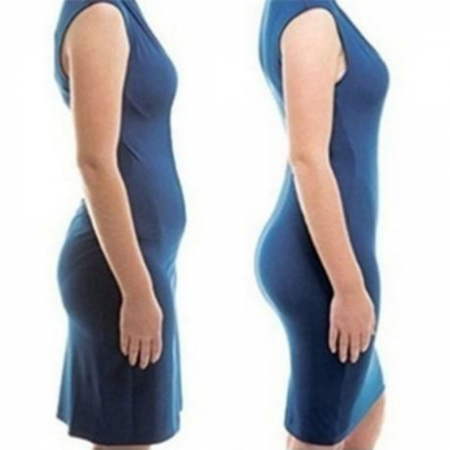 Chilot tanga modelator 2 in 1 postnatal cu talie inalta Alb Rose Girl  BebePrice [7]