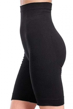 Colant modelator din bumbac organic, talie de viespe, Black, BebePrice [2]