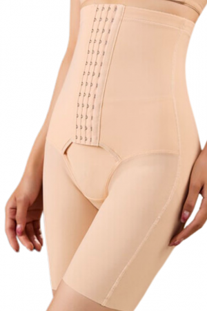 Colant modelator Invisi, corset, prindere mos si baba, talie de viespe, Beige, BebePrice [2]