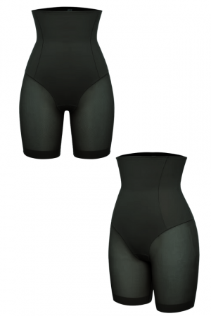 Colant modelator Invisi, cu efect tanga Negru ,BebePrice [5]