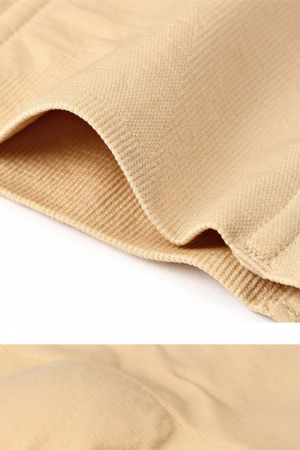 Colant modelator cu talie inalta, efect push-up si subtiere a taliei, Beige ,BebePrice [4]