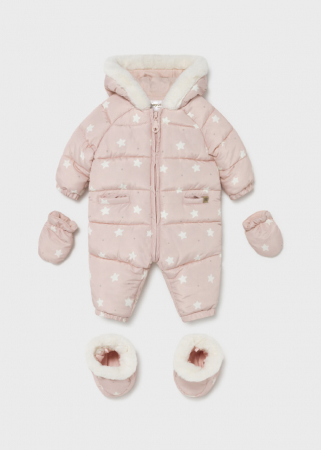 bebeprice Combinezon fetita ECOFRIENDS Mayoral microfibra Dusty Pink [0]
