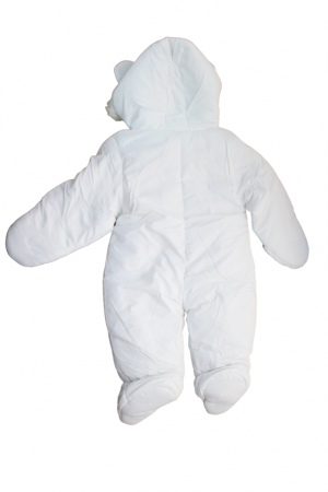 Combinezon fas, captusit cu blanita, Off White, BebePrice [3]
