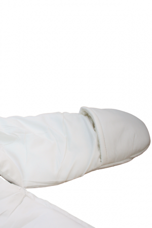 Combinezon fas, captusit cu blanita, Off White, BebePrice [5]