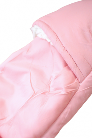 Combinezon fas, captusit cu blanita, Dusty Pink, BebePrice [5]