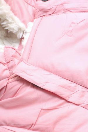 Combinezon fas, captusit cu blanita, Dusty Pink, BebePrice [3]