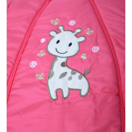 Combinezon gros din fas, fetita, Giraffe, Corai [4]