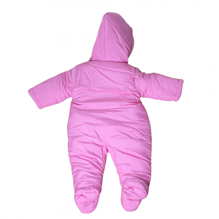 Combinezon gros din fas, fetita, Giraffe, Pink [4]