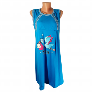 Compleu maternitate, Camasa alaptat + Halat gravide, Albastru BBP [7]