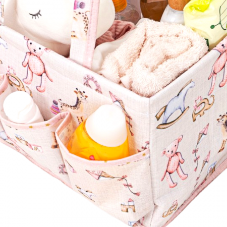 Cos organizator pentru bebelusi, Pinkie, BebePrice [1]