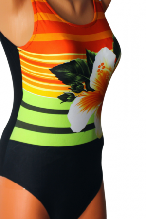 Costum de baie intreg, Florence, Orange, BebePrice [5]