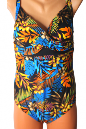 Costum de baie intreg, modelator, Summer Kiss, Yellow, BebePrice [1]