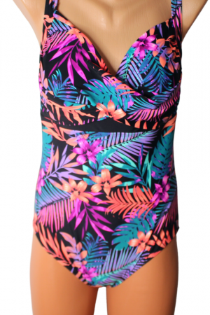 Costum de baie intreg, modelator, Summer Kiss, Ciclame, BebePrice [1]