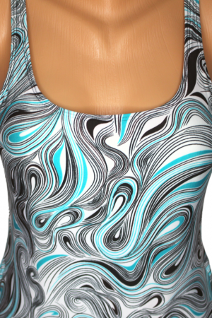 Costum de baie, intreg, Ilussion, Azure, BebePrice [4]