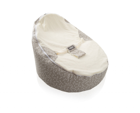 Lenjerii patut & Paturici - Fotoliu-pentru-bebeluși-cu-ham-de-siguranță-SnugSeat-Gri-premium-pentru-bebelusi---BebePrice.ro