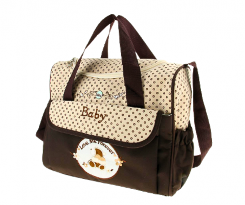 Geanta impermeabila de maternitate si calatorie, MamiGo, Coffee,BebePrice [2]