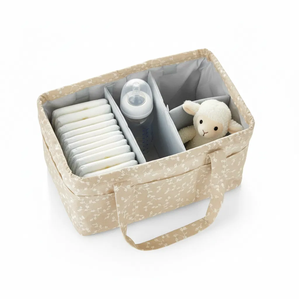 BebePrice-geanta-organizator-pentru-scutece-si-accesorii-copii-bebelusi-25x35-cm-culoare-somon [4]