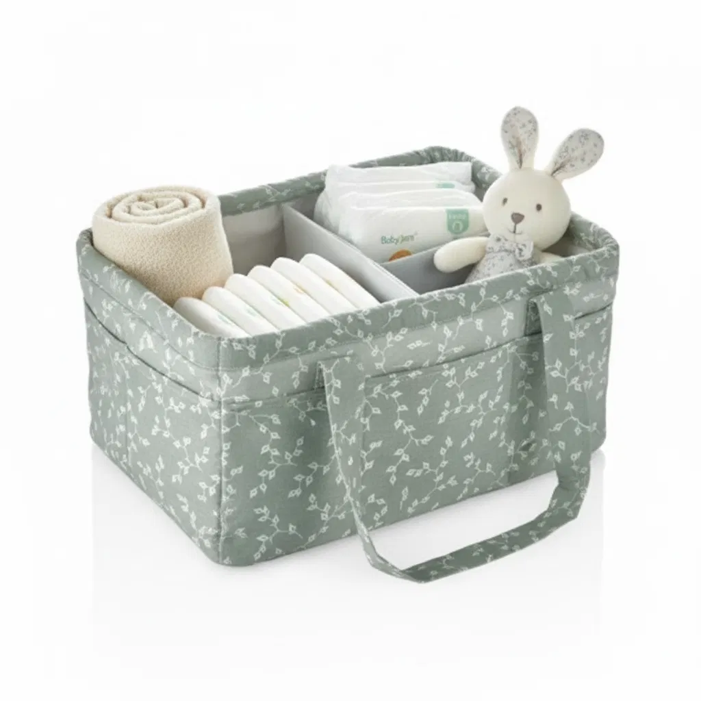 Genti Maternitate & Port Bebe - BebePrice.ro-geanta-organizator-pentru-scutece-si-accesorii-copii-bebelusi-25x35-cm-culoare-verde
