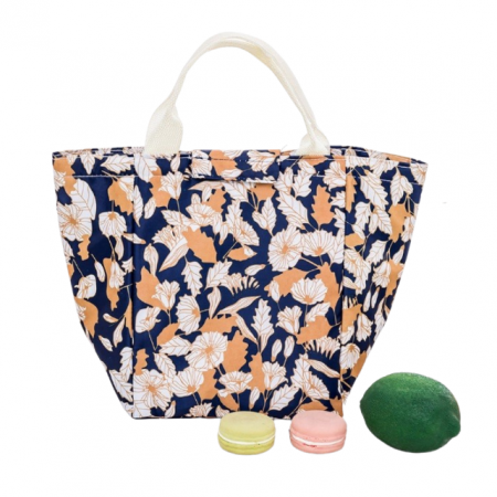 Geanta termoizolanta, Leaf, Navy, BebePrice [0]