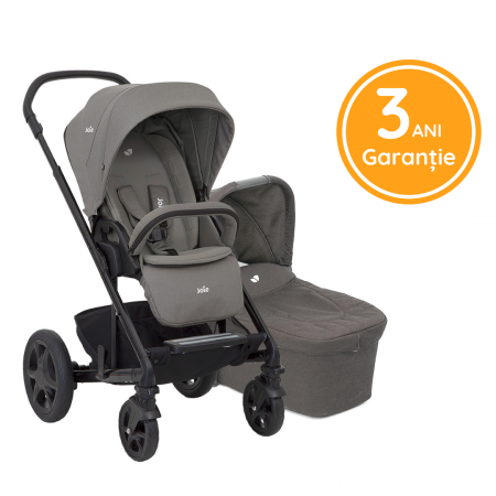 Joie - Carucior multifunctional Chrome DLX 2 in 1, Foggy Gray [4]