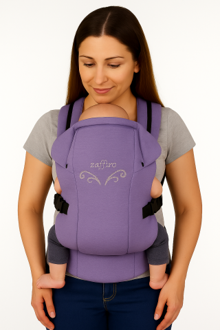 Oferte speciale - Marsupiu ergonomic, reglabil, Comfy, Lavender, BebePrice