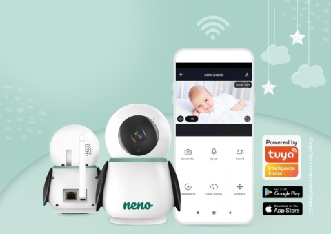 Articole siguranta bebe - Neno Avante baby monitor Wi-Fi rotativ FHD 1080p BebePrice.ro