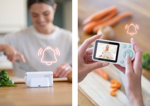 Neno Bambino baby monitor video cu receptor wireless 50-300 m BebePrice.ro [5]