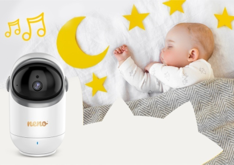 Articole siguranta bebe - Neno Berkano baby monitor rotativ cu receptor 3,2 inch BebePrice.ro