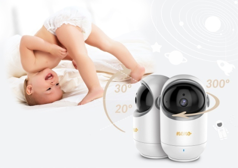 Neno Berkano baby monitor rotativ cu receptor 3,2 inch BebePrice.ro [8]