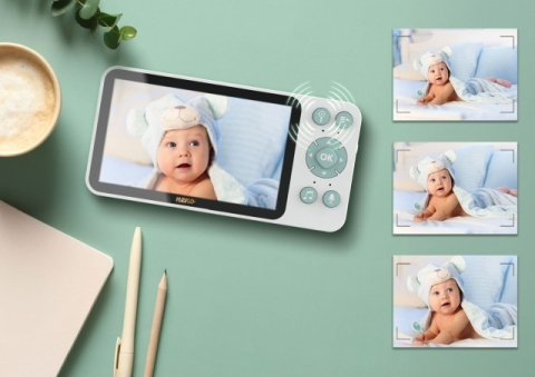 Neno Ivo baby monitor rotativ Full HD cu ecran de 5 inch BebePrice.ro [11]