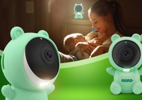 Neno Lui baby monitor Wi-Fi cu suport flexibil și control din telefon BebePrice.ro [3]