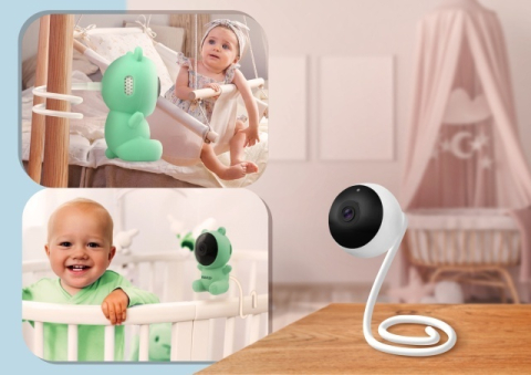 Neno Lui baby monitor Wi-Fi cu suport flexibil și control din telefon BebePrice.ro [10]