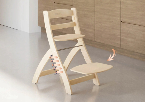 Neno Pino scaun de masă din lemn 2 în 1 BebePrice.ro [8]