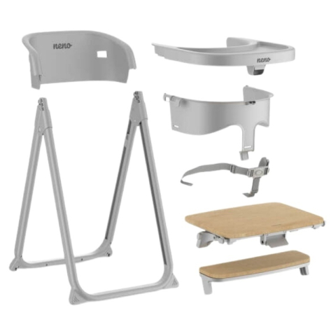 Neno Sapori Gray scaun de hrănire multifuncțional 4 în 1 BebePrice.ro [3]